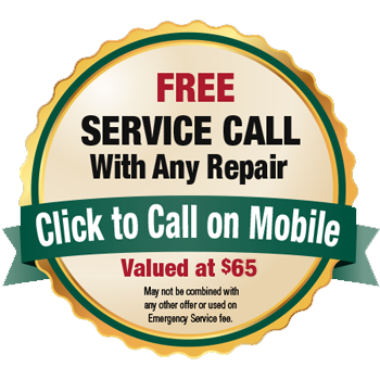 Free Service Call with Any Repair Over $65