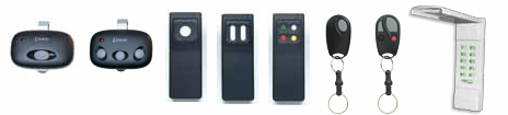 Garage door opener buttons